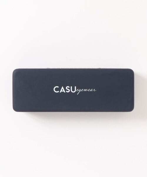 CASU eyewear（キャスアイウェア）の「(CASU)クリアフレームサングラス