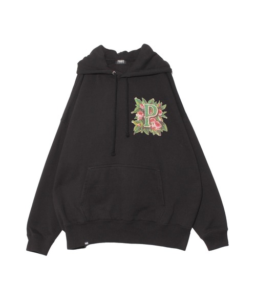 PAMEO POSE（パメオポーズ）の「Big P Hoodie（パーカー・レディース・ホワイト/ブラック/ベージュ・FREE）」の10枚目の写真