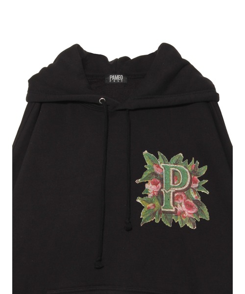 PAMEO POSE（パメオポーズ）の「Big P Hoodie（パーカー・レディース・ホワイト/ブラック/ベージュ・FREE）」の17枚目の写真