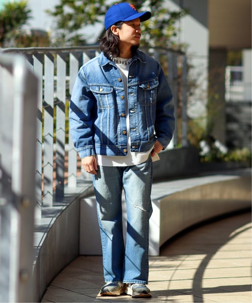 Lee(リー)の「【Lee / リー】 RIDER JACKET(デニムジャケット・メンズ・ネイビー・MEDIUM)」の4枚目の写真