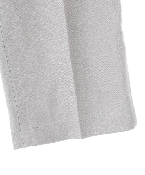 BALLAST ARK（バラストアーク）の「BALLAST ARK / バラストアーク：TUCK EASY PANTS：BA05-P002[AST]（スラックス・メンズ・グレー系その他/ブラック・M/L）」の15枚目の写真