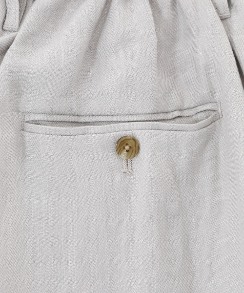 BALLAST ARK（バラストアーク）の「BALLAST ARK / バラストアーク：TUCK EASY PANTS：BA05-P002[AST]（スラックス・メンズ・グレー系その他/ブラック・M/L）」の14枚目の写真