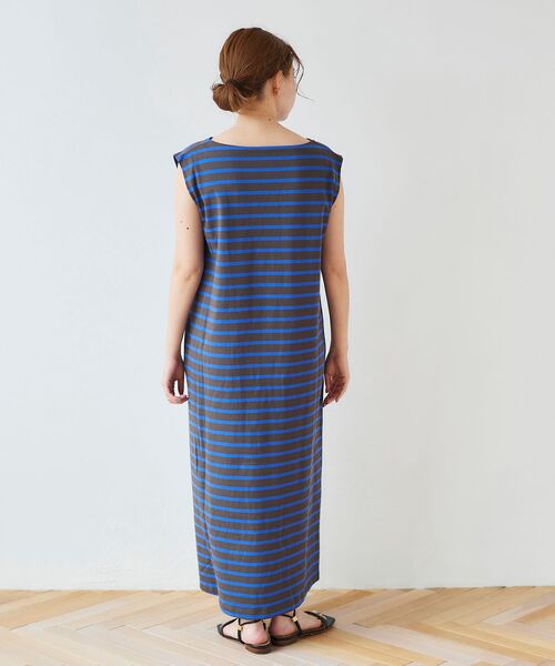 le.coeur blanc（ルクールブラン）の「ボーダーフレンチワンピース（ワンピース・レディース・グレー系その他3/ブラック系その他・38）」の13枚目の写真