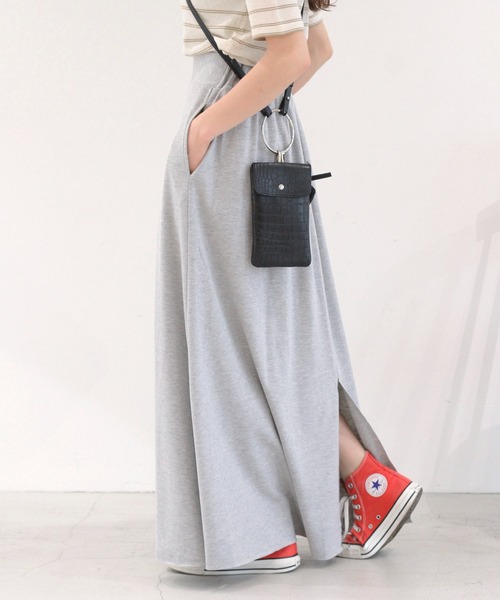 Crisp(クリスプ)の「リラックスマーメイドスカート(スカート・レディース・ブラック/グレー/ブルー・FREE)」の3枚目の写真