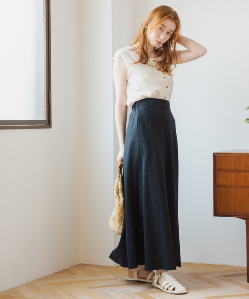 Crisp(クリスプ)の「リラックスマーメイドスカート(スカート・レディース・ブラック/グレー/ブルー・FREE)」の16枚目の写真