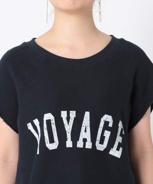 B.C STOCK(ベーセーストック)の「カットオフ裏毛プリントベスト(Tシャツ/カットソー・レディース・ホワイト/ベージュ/ネイビー・FREE)」の20枚目の写真