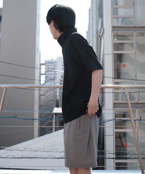 DESCENTE ALLTERRAIN（デサント　オルテライン）の「【デサントオルテライン】鹿の子ポロシャツ　クーリスト　ストレッチ（ポロシャツ・メンズ・ネイビー/ブラック・MEDIUM/X-LARGE/LARGE）」の7枚目の写真