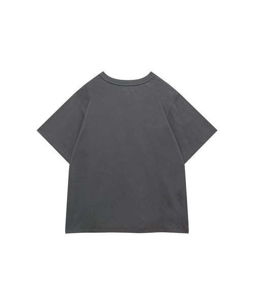 ADIRA(アディラ)の「ユニセックス刺繍ポケT(Tシャツ/カットソー・レディース・チャコールグレー/グリーン・LARGE)」の21枚目の写真