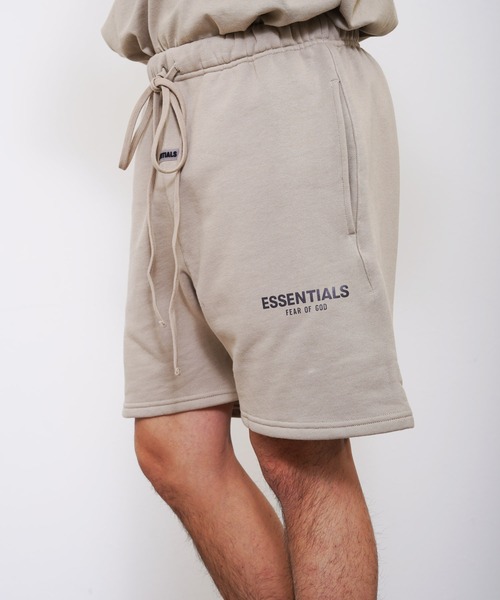 FOG ESSENTIALS（エフオージーエッセンシャルズ）の「FOG ESSENTIALS(エフオージーエッセンシャルズ) リフレクター スウェットハーフパンツ（スウェットパンツ・メンズ・ブラック/ベージュ・L/M）」の21枚目の写真