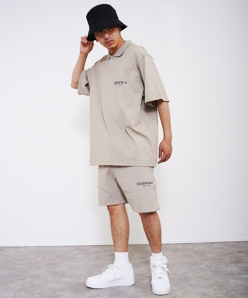 FOG ESSENTIALS（エフオージーエッセンシャルズ）の「FOG ESSENTIALS(エフオージーエッセンシャルズ) リフレクター スウェットハーフパンツ（スウェットパンツ・メンズ・ブラック/ベージュ・L/M）」の3枚目の写真