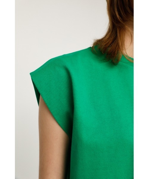 SLY（スライ）の「SIDE SLIT BOX TOPS サイドスリット ボックス トップス（Tシャツ/カットソー・レディース・ブラック/オフホワイト/グリーン/マルチ・FREE）」の19枚目の写真