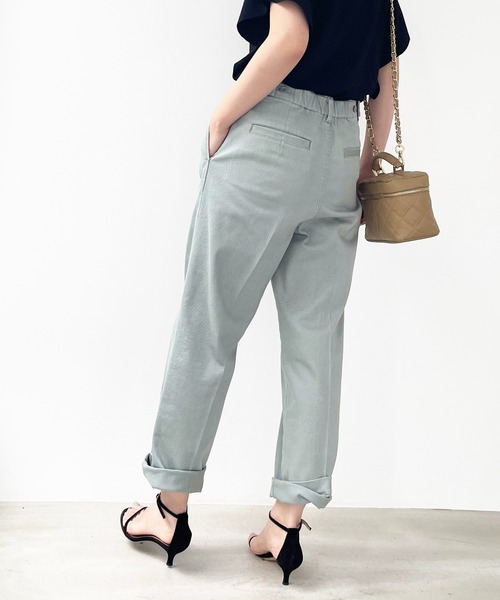 Spick & Span（スピックアンドスパン）の「フェードカラーストレッチタックパンツ（その他パンツ・レディース・ピンク/グリーン・38/36）」の21枚目の写真