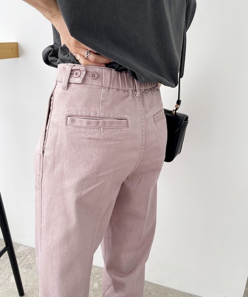 Spick & Span（スピックアンドスパン）の「フェードカラーストレッチタックパンツ（その他パンツ・レディース・ピンク/グリーン・38/36）」の22枚目の写真