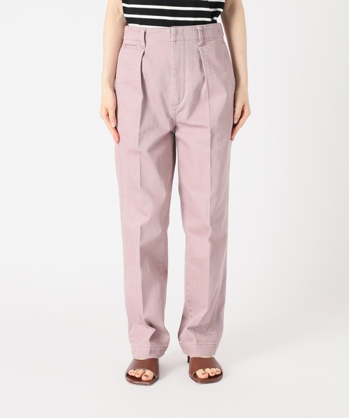 Spick & Span（スピックアンドスパン）の「フェードカラーストレッチタックパンツ（その他パンツ・レディース・ピンク/グリーン・38/36）」の12枚目の写真