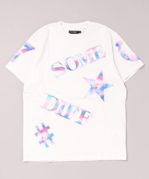 JOKER（ジョーカー）の「【SOMEDIFF】タイダイサガラワッペン半袖Tシャツ メンズ ロゴ tシャツ 春服（Tシャツ/カットソー・メンズ・ブラック/ホワイト・M/XL/L）」の14枚目の写真