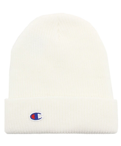 styles（スタイルス）の「ユニセックス チャンピオン アクリルビーニー CHAMPION BEANIE 15SS 1411-18（ニットキャップ/ビーニー・レディース・レッド/ピンク/ライトパープル/グリーン/ネイビー/ライトブルー/インディゴブルー/ホワイト/ブラック/グレー・ONE SIZE）」の2枚目の写真