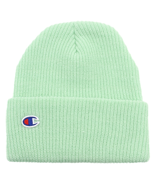 styles（スタイルス）の「ユニセックス チャンピオン アクリルビーニー CHAMPION BEANIE 15SS 1411-18（ニットキャップ/ビーニー・レディース・レッド/ピンク/ライトパープル/グリーン/ネイビー/ライトブルー/インディゴブルー/ホワイト/ブラック/グレー・ONE SIZE）」の5枚目の写真
