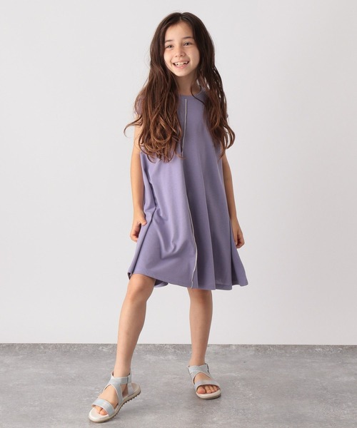 GLOBAL WORK(グローバルワーク)の「キッズ/シャーベッTEE/ノースリーブワンピース/269020(ワンピース・キッズ・ブラック/オレンジ/グリーン/ライトパープル・110cm/100cm/120cm/130cm/140cm/150cm/160cm)」の6枚目の写真