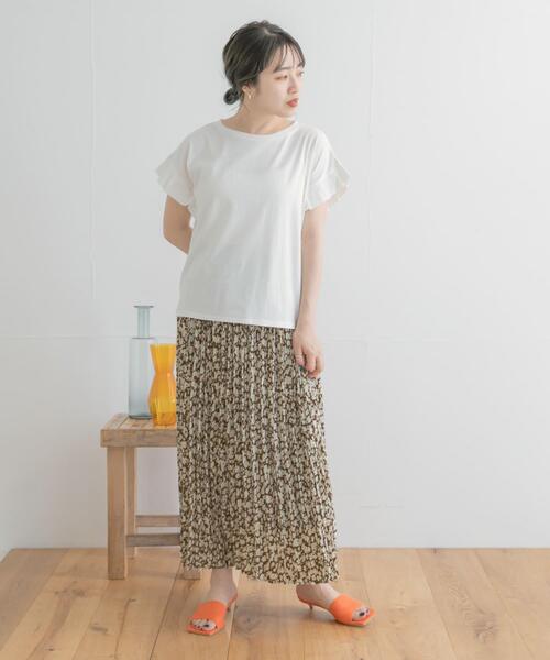 ITEMS URBANRESEARCH（アイテムズ アーバンリサーチ）の「ガラプリーツスカート（スカート・レディース・ブラック/ブラウン/カーキ・FREE）」の7枚目の写真