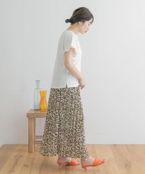 ITEMS URBANRESEARCH（アイテムズ アーバンリサーチ）の「ガラプリーツスカート（スカート・レディース・ブラック/ブラウン/カーキ・FREE）」の8枚目の写真