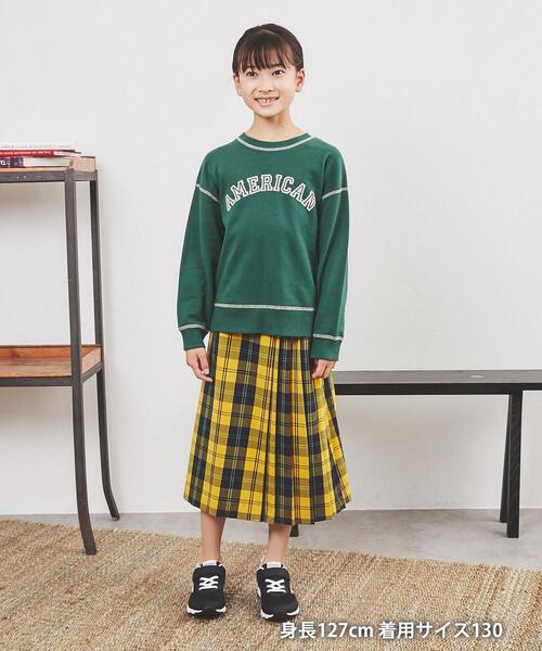 coen(コーエン)の「チェックプリーツスカート(スカート・キッズ・ダークグリーン/イエロー・110/130/150)」の21枚目の写真
