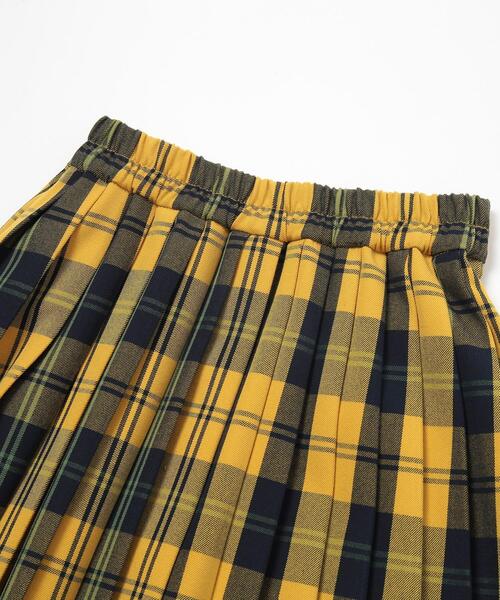 coen(コーエン)の「チェックプリーツスカート(スカート・キッズ・ダークグリーン/イエロー・110/130/150)」の16枚目の写真