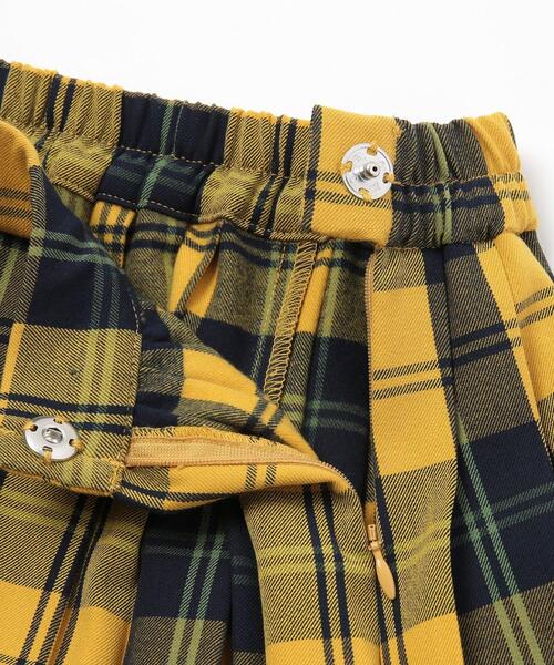 coen(コーエン)の「チェックプリーツスカート(スカート・キッズ・ダークグリーン/イエロー・110/130/150)」の15枚目の写真