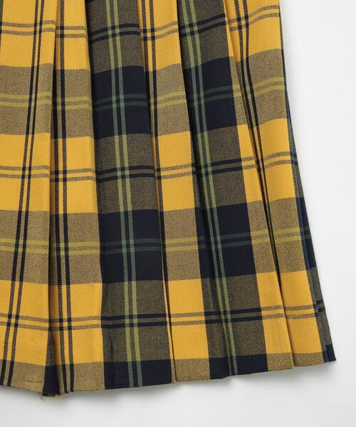 coen(コーエン)の「チェックプリーツスカート(スカート・キッズ・ダークグリーン/イエロー・110/130/150)」の14枚目の写真