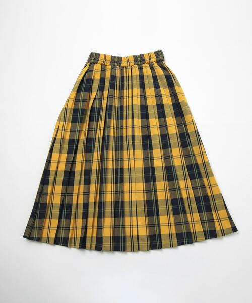 coen(コーエン)の「チェックプリーツスカート(スカート・キッズ・ダークグリーン/イエロー・110/130/150)」の13枚目の写真