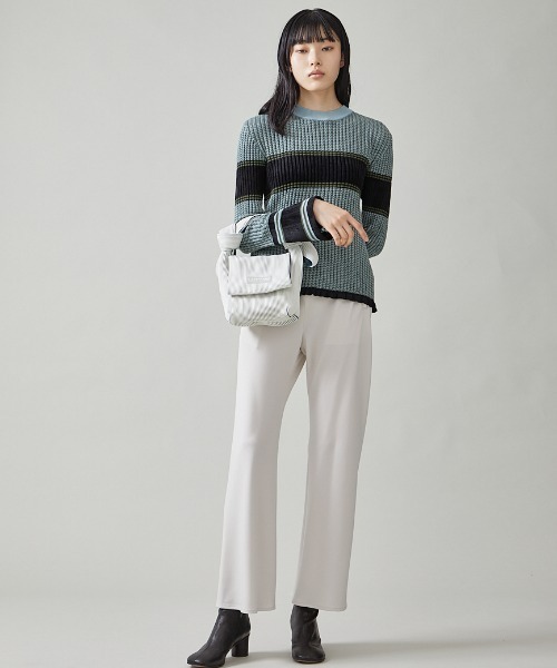 LASTFRAME/ラストフレーム】ツートーンオビバッグ（ハンドバッグ