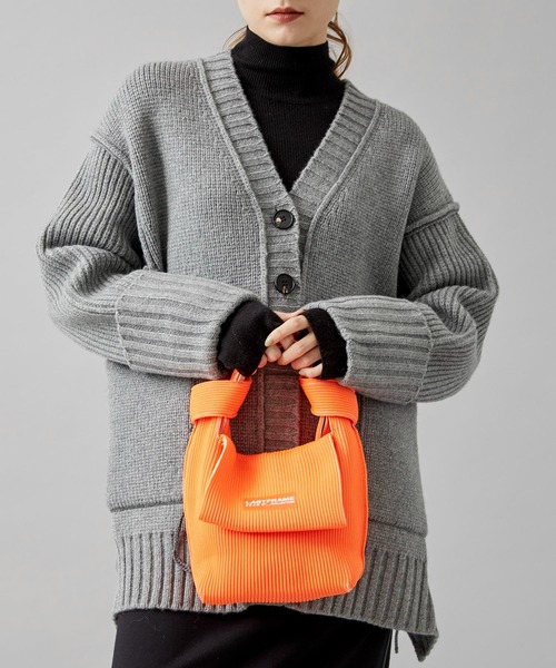 LASTFRAME/ラストフレーム】ツートーンオビバッグ（ハンドバッグ