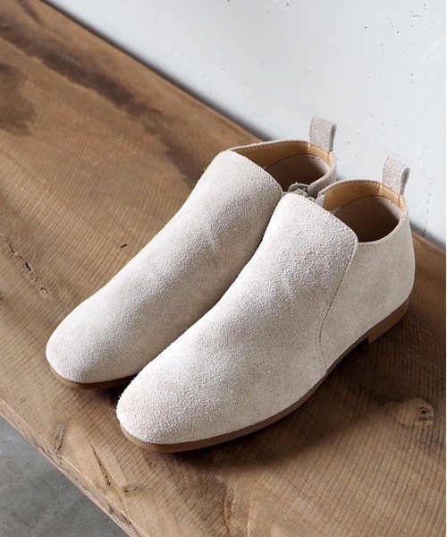 ENあしながおじさん（エンアシナガオジサン）の「防水｜アンクルブーツ　-5360475（スリッポン・レディース・ブラック/ダークブラウン/ベージュ/グレイッシュベージュ・23.5cm/24.5cm/24.0cm/23.0cm/22.5cm）」の17枚目の写真