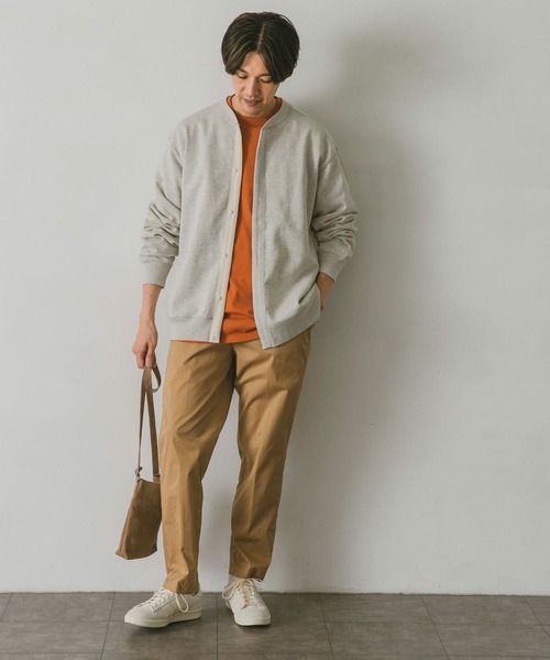 URBAN RESEARCH DOORS（アーバンリサーチドアーズ）の「『WEB限定』コットンスウェットカーディガン（カーディガン/ボレロ・メンズ・ブラック/グレー/ベージュ・MEDIUM/LARGE）」の19枚目の写真