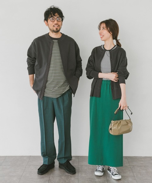 URBAN RESEARCH DOORS（アーバンリサーチドアーズ）の「『WEB限定』コットンスウェットカーディガン（カーディガン/ボレロ・メンズ・ブラック/グレー/ベージュ・MEDIUM/LARGE）」の10枚目の写真