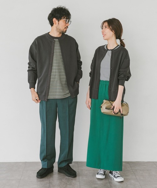 URBAN RESEARCH DOORS（アーバンリサーチドアーズ）の「『WEB限定』コットンスウェットカーディガン（カーディガン/ボレロ・メンズ・ブラック/グレー/ベージュ・MEDIUM/LARGE）」の20枚目の写真