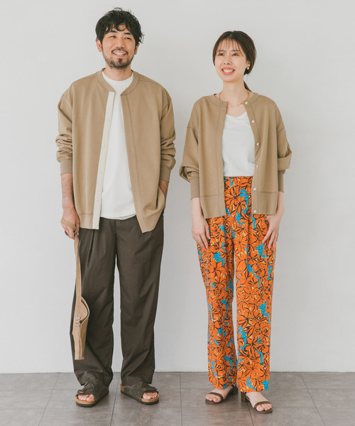 URBAN RESEARCH DOORS（アーバンリサーチドアーズ）の「『WEB限定』コットンスウェットカーディガン（カーディガン/ボレロ・メンズ・ブラック/グレー/ベージュ・MEDIUM/LARGE）」の13枚目の写真