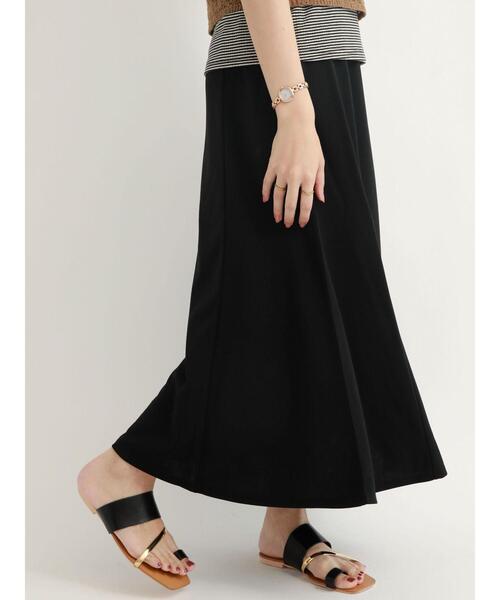 Te chichi TERRASSE（テチチテラス）の「ジョーゼットマーメイドスカート（スカート・レディース・グリーン/ブラウン/ブラック・ﾌﾘ-）」の4枚目の写真