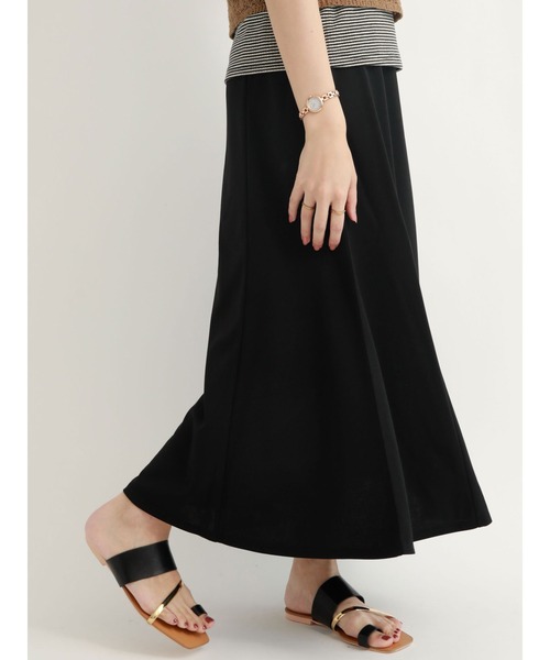 Te chichi TERRASSE（テチチテラス）の「ジョーゼットマーメイドスカート（スカート・レディース・グリーン/ブラウン/ブラック・ﾌﾘ-）」の2枚目の写真