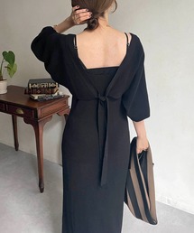 CAPRICIEUX LE'MAGE | ＜セットアイテム＞ボレロSETニットキャミワンピース(ワンピース)