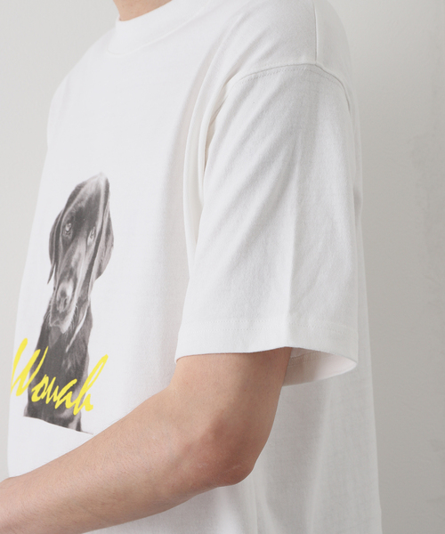 417 EDIFICE(フォーワンセブンエディフィス)の「【Labrador Retriever / ラブラドールリトリーバー】LABRADOR PHOTO Tシャツ(Tシャツ/カットソー・メンズ・ホワイト・MEDIUM/LARGE)」の9枚目の写真