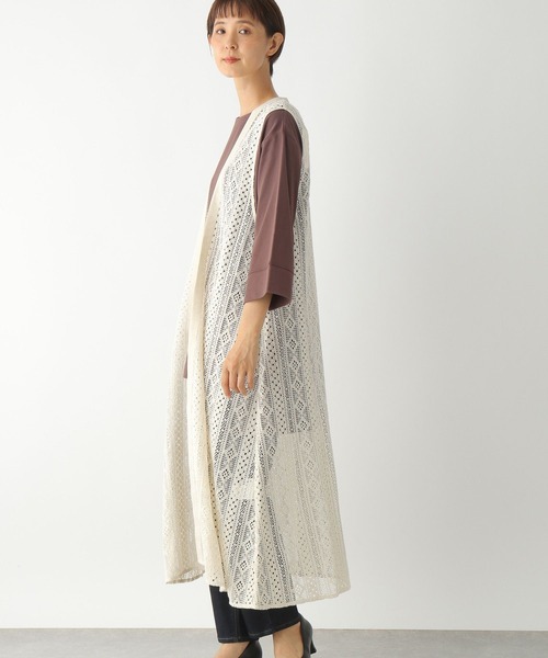 LEPSIM(レプシィム)の「マルチキノウチュニック3 299524(Tシャツ/カットソー・レディース・ホワイト/ブラック/ブラウン/グリーン/グレイッシュベージュ・FREE)」の18枚目の写真