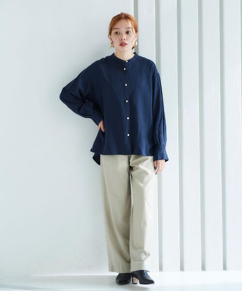 le.coeur blanc(ルクールブラン)の「ツイルストレッチイージーパンツ(その他パンツ・レディース・ベージュ/ネイビー/レッド・38/36)」の12枚目の写真