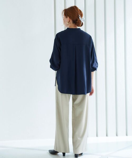 le.coeur blanc(ルクールブラン)の「ツイルストレッチイージーパンツ(その他パンツ・レディース・ベージュ/ネイビー/レッド・38/36)」の13枚目の写真