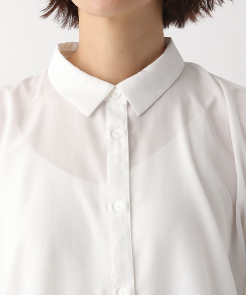 LEPSIM（レプシィム）の「ポンチョシャツ長袖　122634（シャツ/ブラウス・レディース・ベージュ/グレー/オフホワイト/ピンク/ブラウン系その他/グレー系その他・FREE）」の14枚目の写真