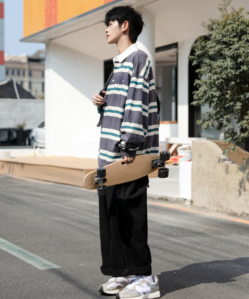 neos（ネオス）の「【neos -addictive design-】BEVERLY HILLS POLO CLUB ビバリーヒルズ ポロクラブ ビッグシルエット ラガー ポロシャツ（ポロシャツ・メンズ・ネイビー/グリーン/チャコールグレー/オフホワイト・MEDIUM/LARGE/X-LARGE）」の7枚目の写真