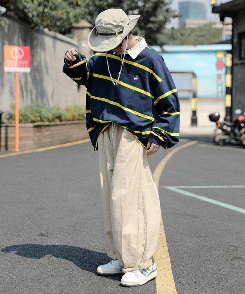 neos（ネオス）の「【neos -addictive design-】BEVERLY HILLS POLO CLUB ビバリーヒルズ ポロクラブ ビッグシルエット ラガー ポロシャツ（ポロシャツ・メンズ・ネイビー/グリーン/チャコールグレー/オフホワイト・MEDIUM/LARGE/X-LARGE）」の21枚目の写真