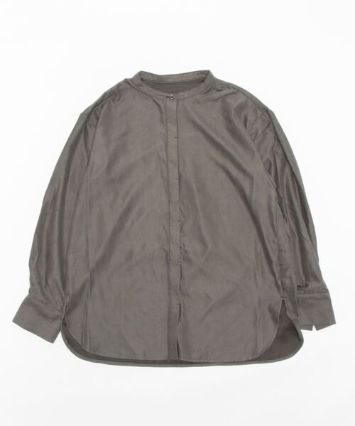 Isn't She?（イズントシー）の「3wayビッグカラーブラウス（シャツ/ブラウス・レディース・アイボリー/ライトベージュ/グリーン系/チャコールグレー・FREE）」の19枚目の写真