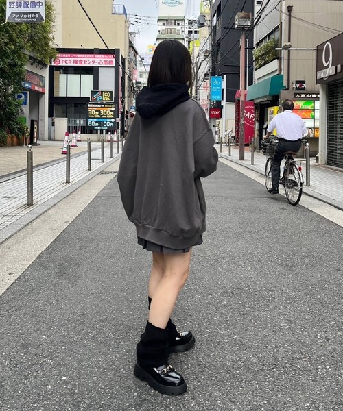 Heather（ヘザー）の「HOLiCスウェット　164325（スウェット・レディース・スミクロ/ブラック/オフホワイト・XS/XL）」の8枚目の写真