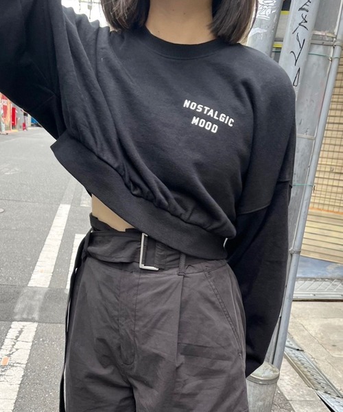 Heather（ヘザー）の「HOLiCスウェット　164325（スウェット・レディース・スミクロ/ブラック/オフホワイト・XS/XL）」の13枚目の写真