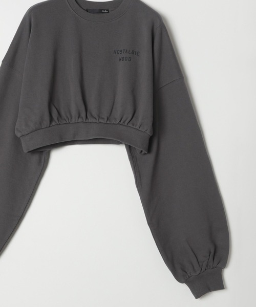 Heather（ヘザー）の「HOLiCスウェット　164325（スウェット・レディース・スミクロ/ブラック/オフホワイト・XS/XL）」の10枚目の写真